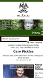 Mobile Screenshot of gary-pickles.artparks.co.uk