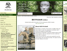 Tablet Screenshot of bill-prickett.artparks.co.uk