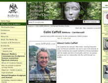Tablet Screenshot of colin-caffell.artparks.co.uk