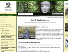 Tablet Screenshot of brett-davis.artparks.co.uk