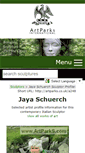 Mobile Screenshot of jaya-schuerch.artparks.co.uk