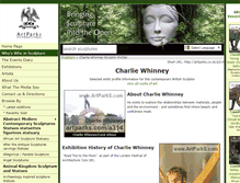 Tablet Screenshot of charlie-whinney.artparks.co.uk