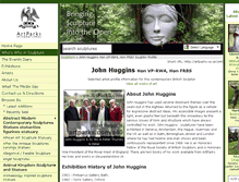 Tablet Screenshot of john-huggins.artparks.co.uk