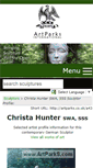 Mobile Screenshot of christa-hunter.artparks.co.uk