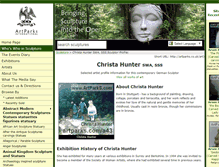 Tablet Screenshot of christa-hunter.artparks.co.uk