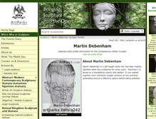 Tablet Screenshot of martin-debenham.artparks.co.uk