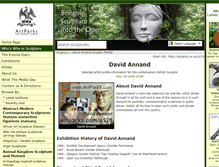 Tablet Screenshot of david-annand.artparks.co.uk