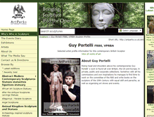 Tablet Screenshot of guy-portelli.artparks.co.uk