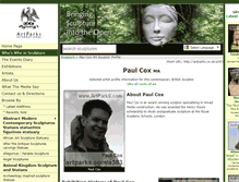 Tablet Screenshot of paul-cox.artparks.co.uk