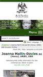 Mobile Screenshot of joanna-mallin-davies.artparks.co.uk