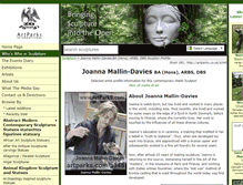 Tablet Screenshot of joanna-mallin-davies.artparks.co.uk