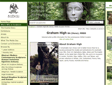 Tablet Screenshot of graham-high.artparks.co.uk