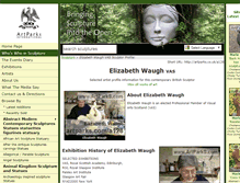 Tablet Screenshot of elizabeth-waugh.artparks.co.uk