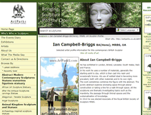 Tablet Screenshot of ian-campbell-briggs.artparks.co.uk