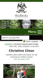 Mobile Screenshot of christine-close.artparks.co.uk