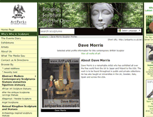 Tablet Screenshot of dave-morris.artparks.co.uk