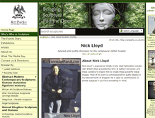 Tablet Screenshot of nick-lloyd.artparks.co.uk