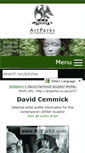 Mobile Screenshot of david-cemmick.artparks.co.uk