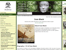 Tablet Screenshot of ivan-black.artparks.co.uk