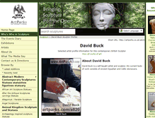 Tablet Screenshot of david-buck.artparks.co.uk