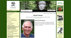Desktop Screenshot of david-james.artparks.co.uk