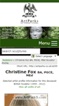 Mobile Screenshot of christine-fox.artparks.co.uk