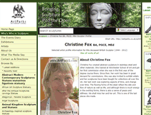 Tablet Screenshot of christine-fox.artparks.co.uk