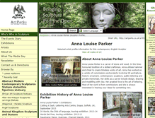 Tablet Screenshot of anna-louise-parker.artparks.co.uk