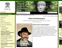 Tablet Screenshot of hans-grootswagers.artparks.co.uk