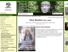 Tablet Screenshot of olive-wootton.artparks.co.uk