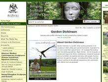 Tablet Screenshot of gordon-dickinson.artparks.co.uk