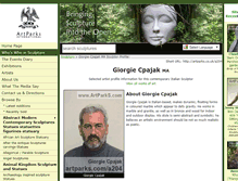 Tablet Screenshot of giorgie-cpajak.artparks.co.uk