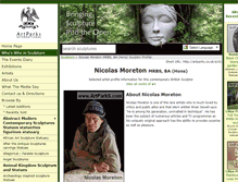 Tablet Screenshot of nicolas-moreton.artparks.co.uk