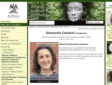 Tablet Screenshot of emanuela-camacci.artparks.co.uk