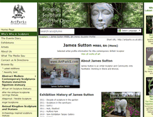 Tablet Screenshot of james-sutton.artparks.co.uk