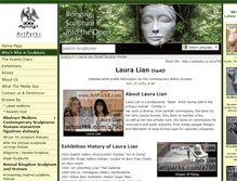 Tablet Screenshot of laura-lian.artparks.co.uk