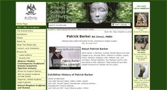 Desktop Screenshot of patrick-barker.artparks.co.uk