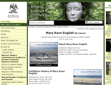 Tablet Screenshot of mary-kaun-english.artparks.co.uk