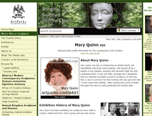 Tablet Screenshot of mary-quinn.artparks.co.uk