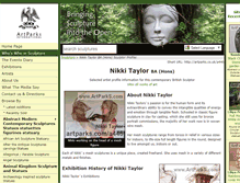 Tablet Screenshot of nikki-taylor.artparks.co.uk