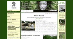 Desktop Screenshot of marie-ackers.artparks.co.uk