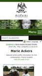 Mobile Screenshot of marie-ackers.artparks.co.uk