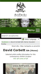 Mobile Screenshot of david-corbett.artparks.co.uk