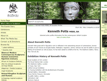 Tablet Screenshot of kenneth-potts.artparks.co.uk