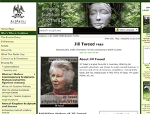 Tablet Screenshot of jill-tweed.artparks.co.uk