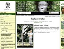 Tablet Screenshot of graham-findlay.artparks.co.uk