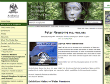 Tablet Screenshot of peter-newsome.artparks.co.uk