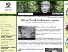 Tablet Screenshot of julieann-worrall-hood.artparks.co.uk