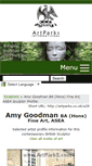 Mobile Screenshot of amy-goodman.artparks.co.uk
