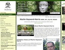 Tablet Screenshot of martin-hayward-harris.artparks.co.uk